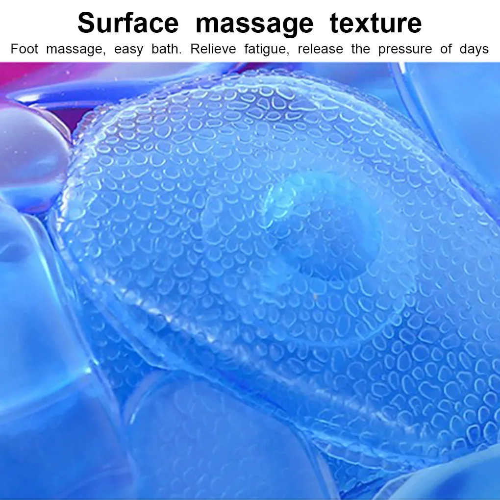 浴室防滑地垫PVC加厚卵石防滑淋浴浴脚垫透明防滑吸杯垫详情11