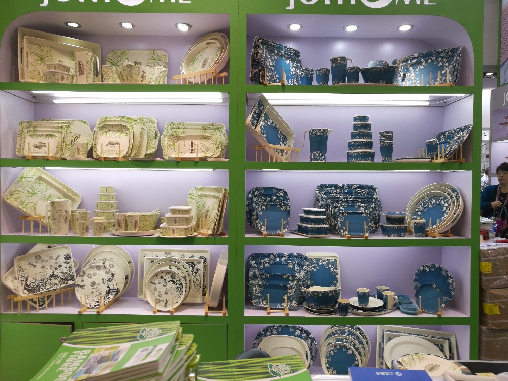 竹纤维餐具环保可降解食品级餐盘托盘不含BPA可定制图案详情7