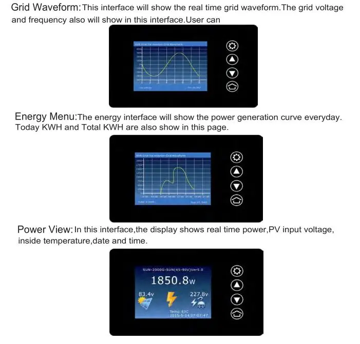 Solar high-frequency pure sine wave grid-connected inverter 2000W220V with WIFI/ anti-reverse current device transformer pic 10