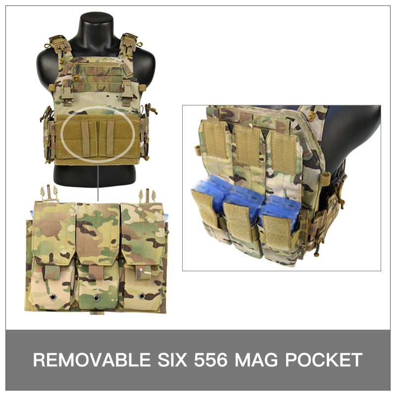 1000D尼龙快速释放扣彩弹背心板详情11