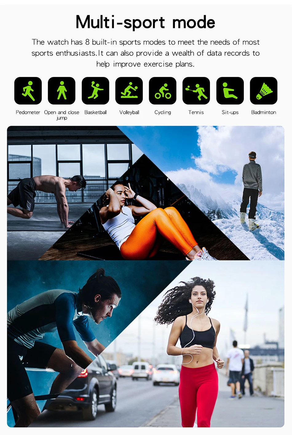 跨境爆款Y13智能手表1.83寸屏运动手环蓝牙通话计步手环批发详情19