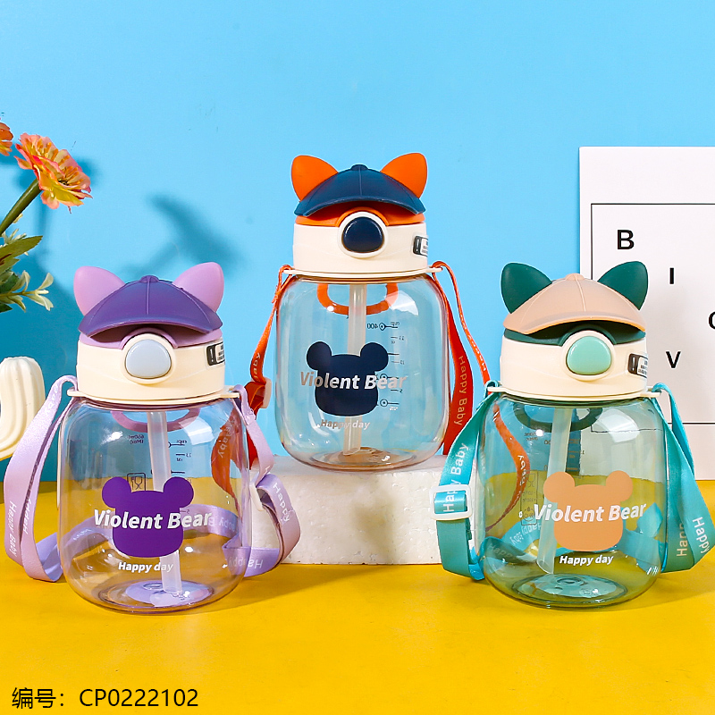 3016萌宠吸嘴杯1.1L详情1