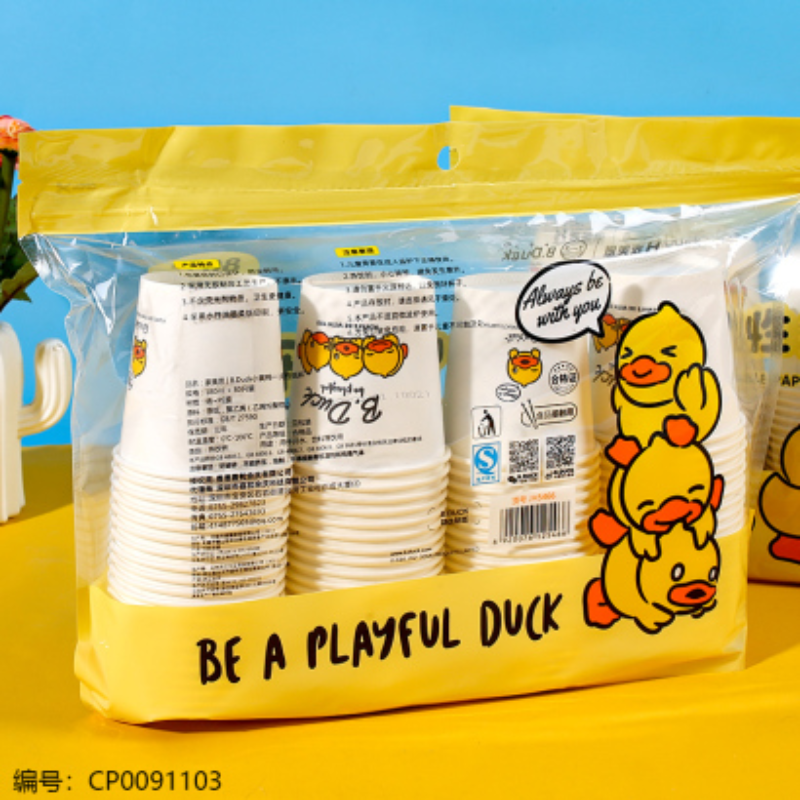 5466小黄鸭一次性纸杯详情3