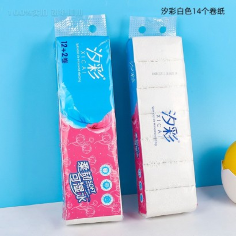 汐彩白色14个卷纸详情3