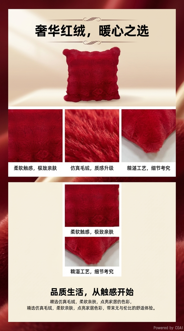 2026新款跨境纯棉抱枕套枕芯套沙发枕套 pic 1