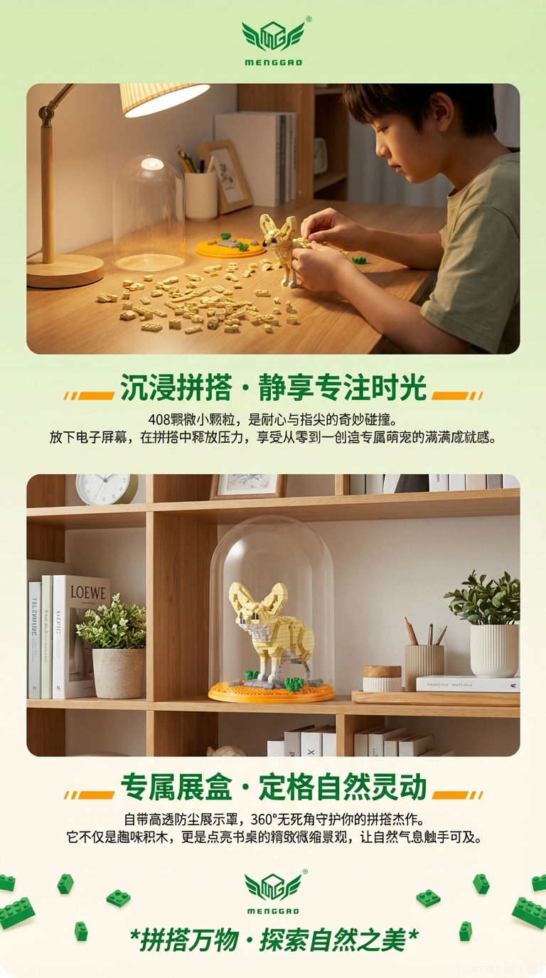 兼容乐高串联微小颗粒积儿童益智玩具小礼品大盒工厂批发袋鼠详情3