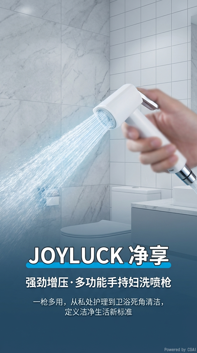 花洒喷头增压四吋妇洗器手持式卫浴花洒喷头详情1