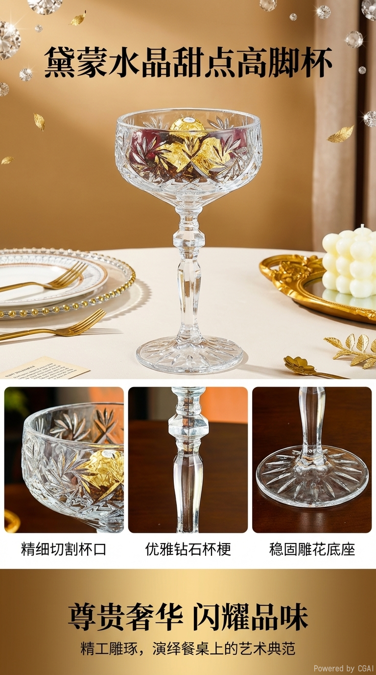 卡墨缇天然水晶原石灯饰配件水晶灯装饰品详情1