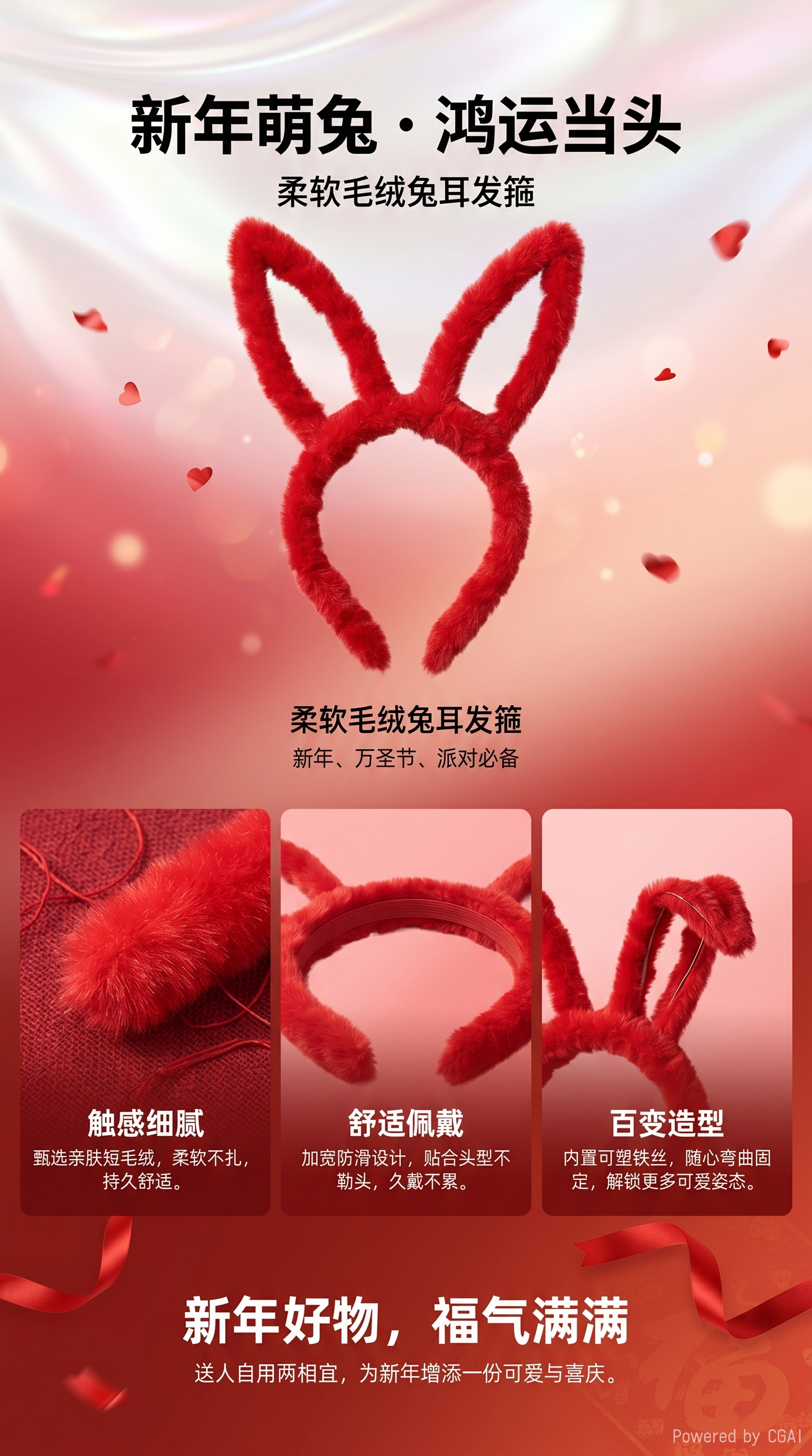 发箍女士拼接韩版儿童头箍发箍底胚100042841详情1