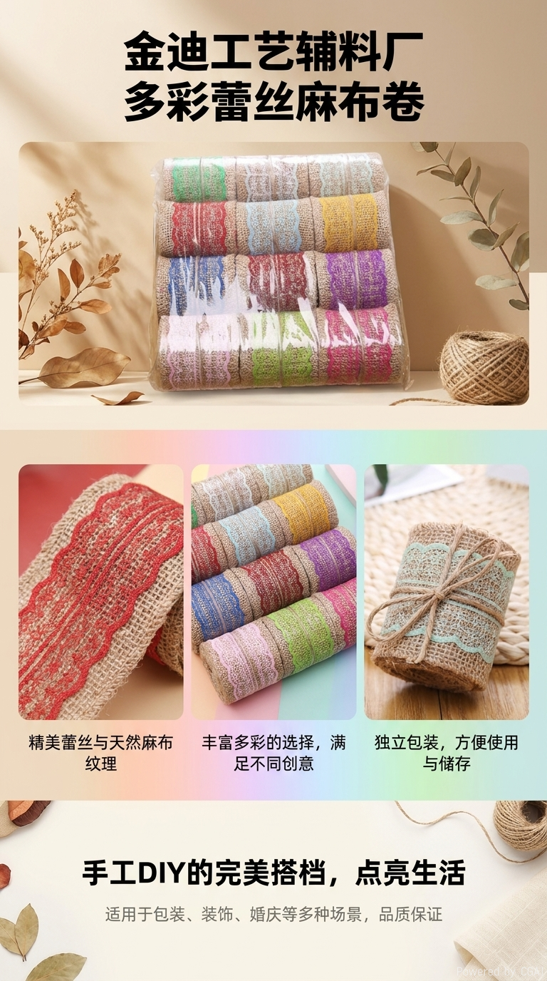 黑色蜘蛛网蕾丝锦编镂空花布菱形网纱布料无弹详情1