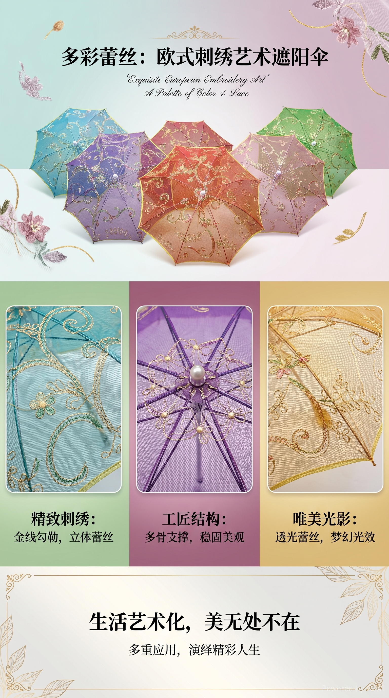 红色工艺伞涂鸦纸伞油纸伞雨伞工艺品详情1