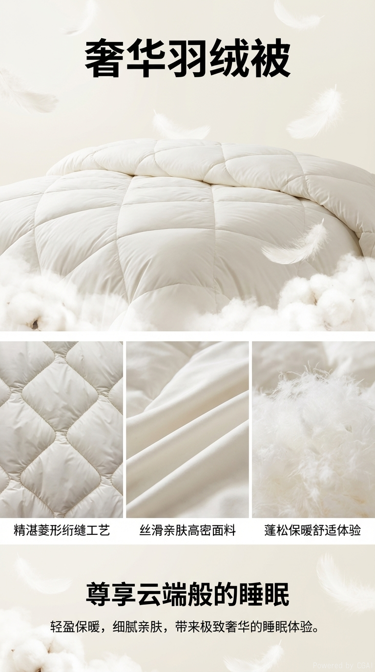 Grayish-white quilted fabric pic 1