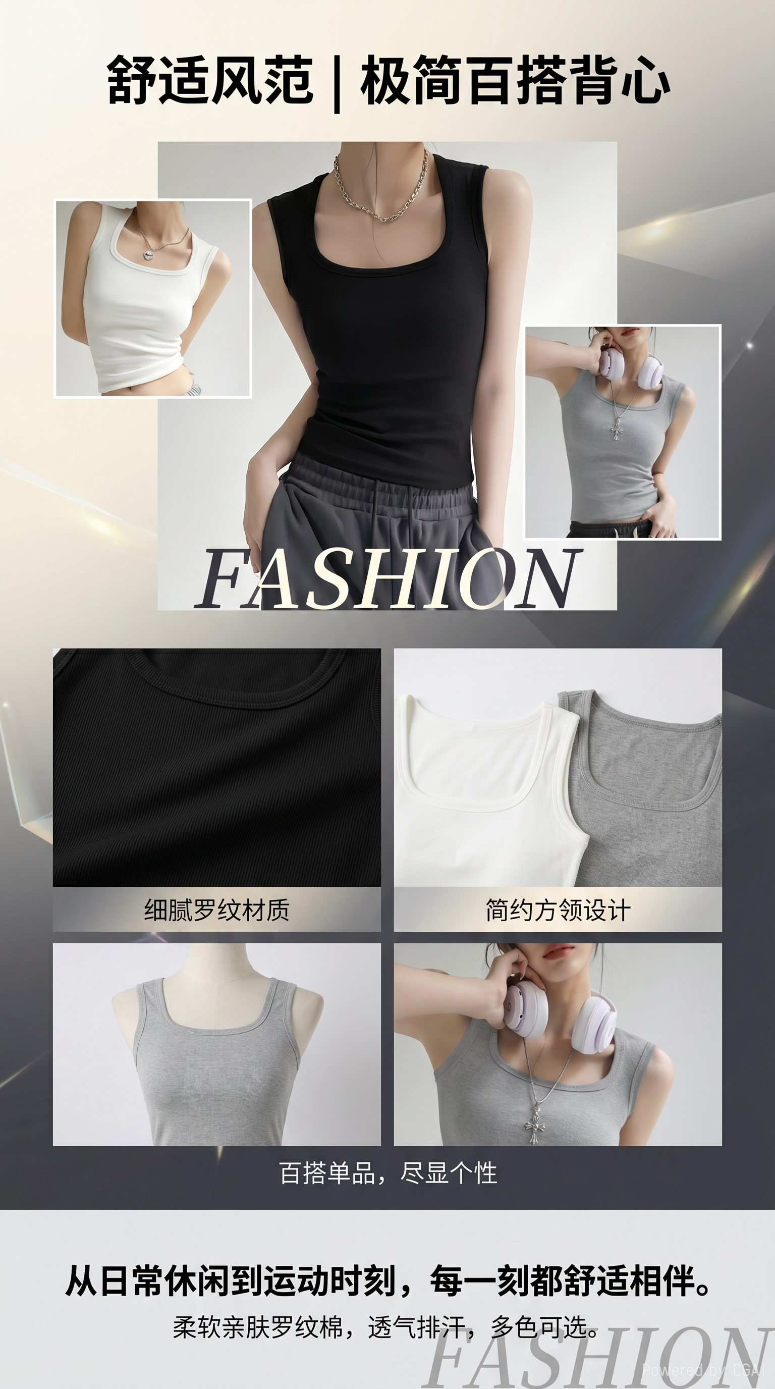 抹胸背心吊带美背鱼骨胸衣详情1