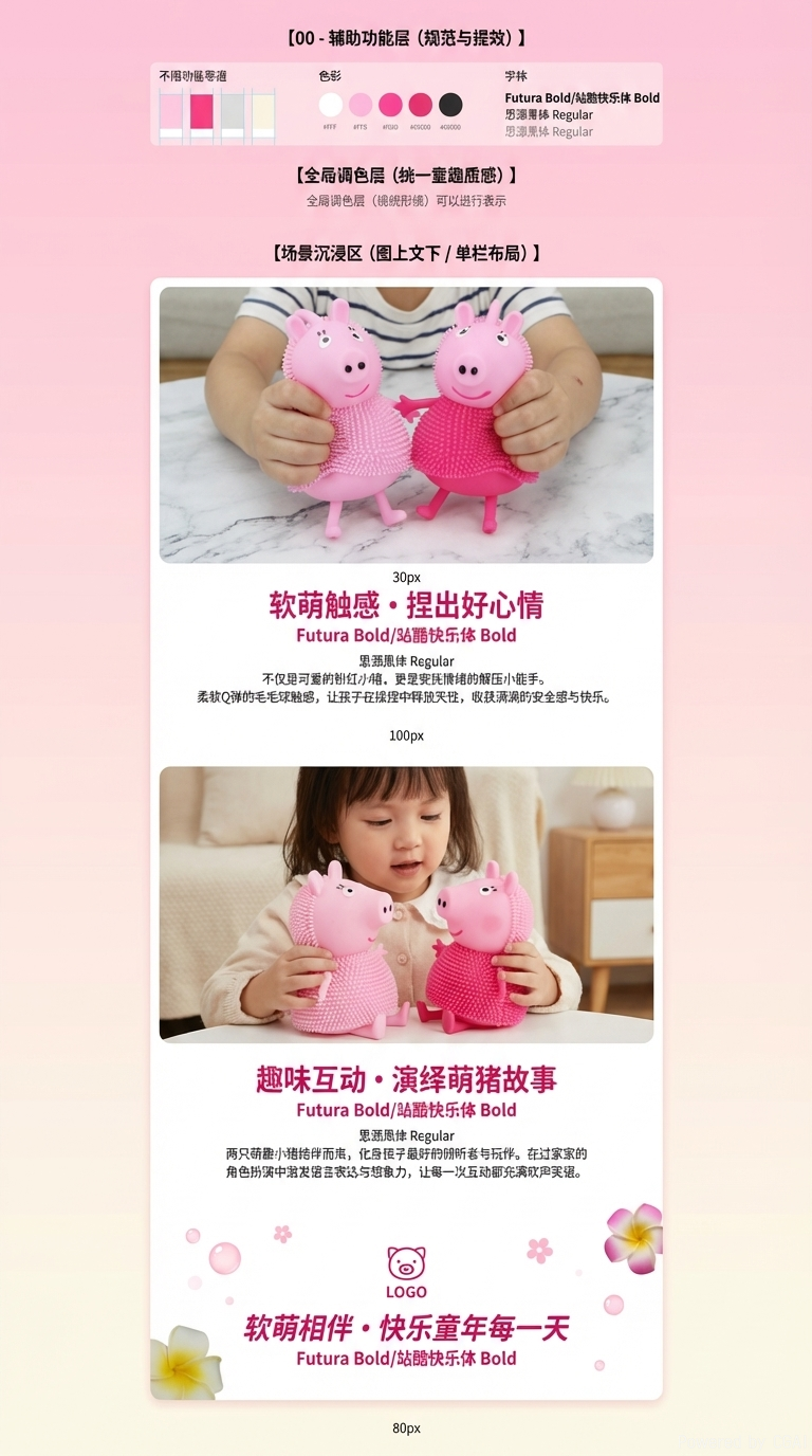 Niños pequeños extrusión juguete artefacto piggy girl burst fábrica venta directa pic 3