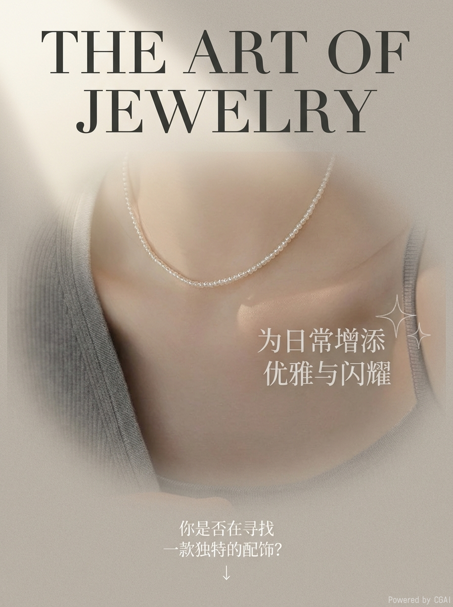 Yunyi Shijia 3-4mm Xiaomi Pearl Necklace, Classic freshwater pearl S925 silver clasp and chain, Fine gift, Festival gift in stock pic 1