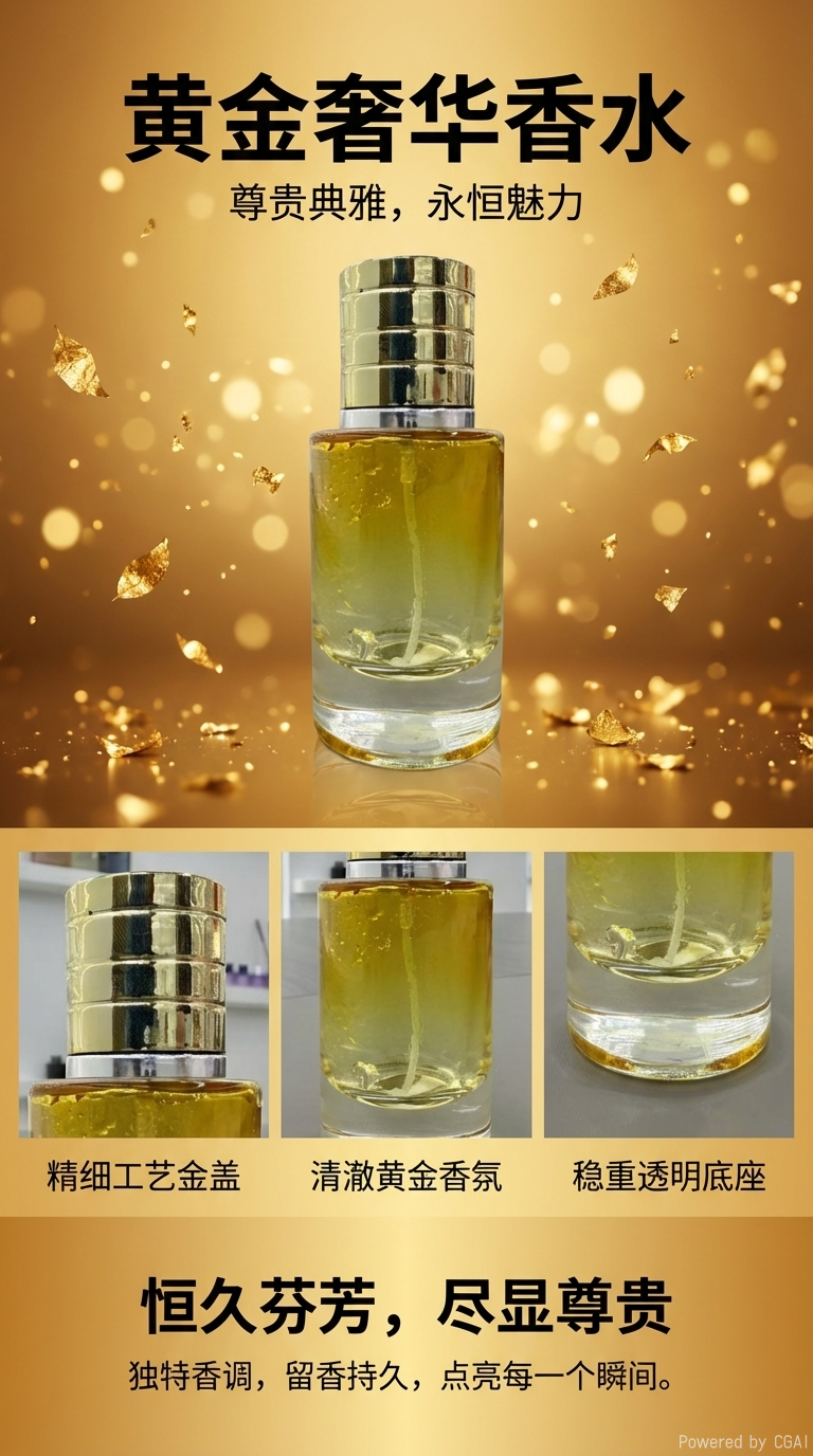 六角六棱玻璃瓶香水瓶软木塞玻璃罐木塞玻璃罐详情1