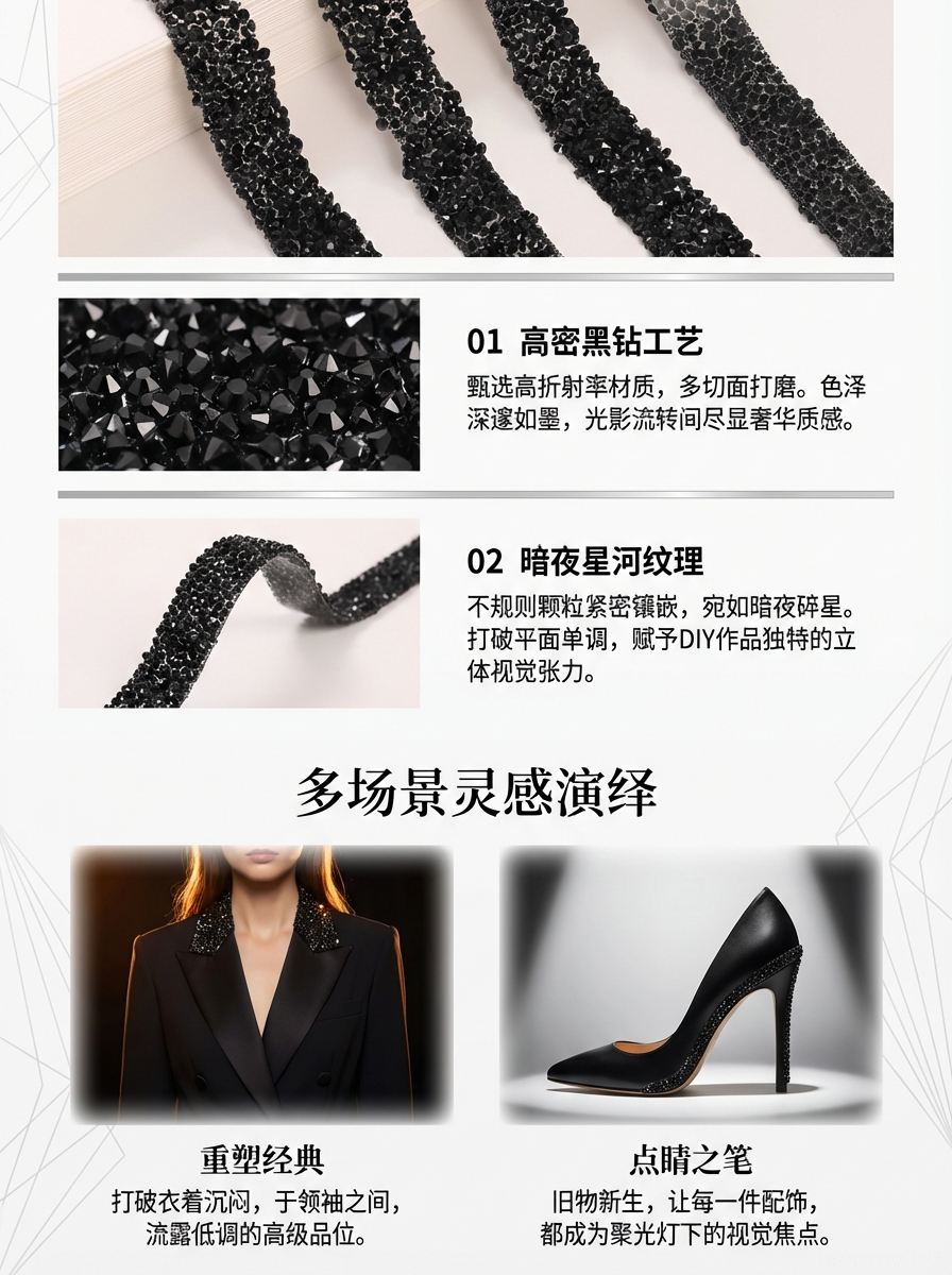 热熔胶网树脂烫钻服饰箱包DIY乱钻帽子腰带装饰烫钻详情3