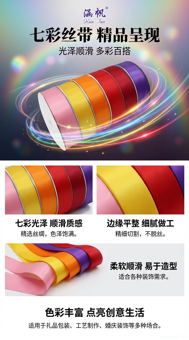 Wedding colorful ribbon rolls, festival supplies, paper decorations, honeycomb balls, colored stripes, decals, wedding decoration materials pic 1