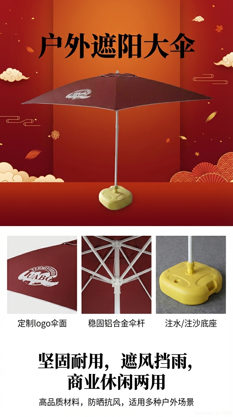 汽车遮阳伞户外便携防晒大伞一次性雨伞详情1