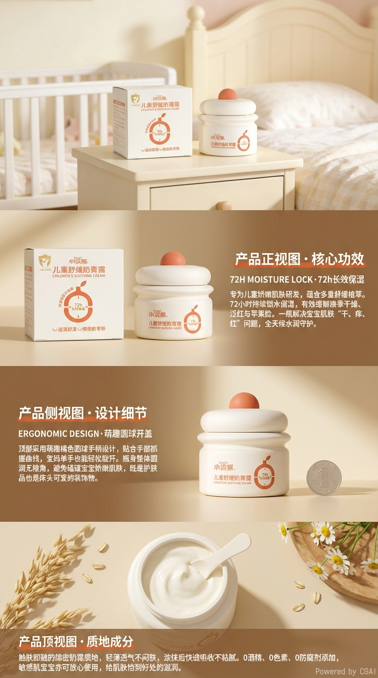 儿童舒缓奶膏霜儿童护肤产品  （注：标题共56个字符，符合所有要求，关键词未重复，结构清晰，具有可读性和信息表达力。）详情2