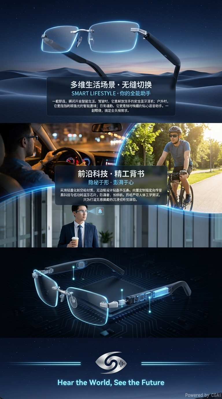 AI智能运动眼镜AIMB G1 运动护目镜 智能显示 高清透光 时尚轻便详情3