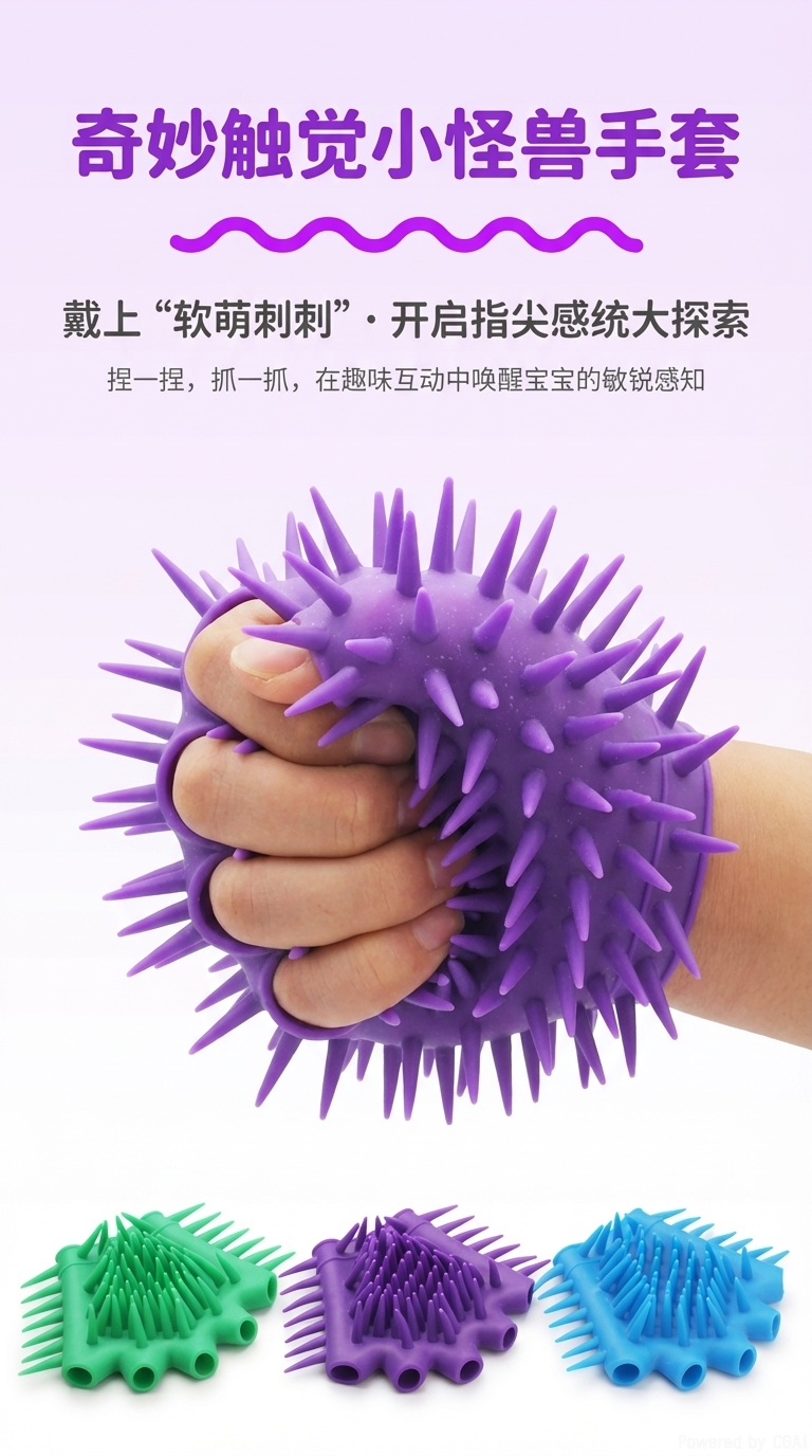 Hot soft gel masaje especial shaking yin guantes de púas suministros de fábrica de adultos ventas directas de comercio exterior de vuelta a la venta interna pic 1