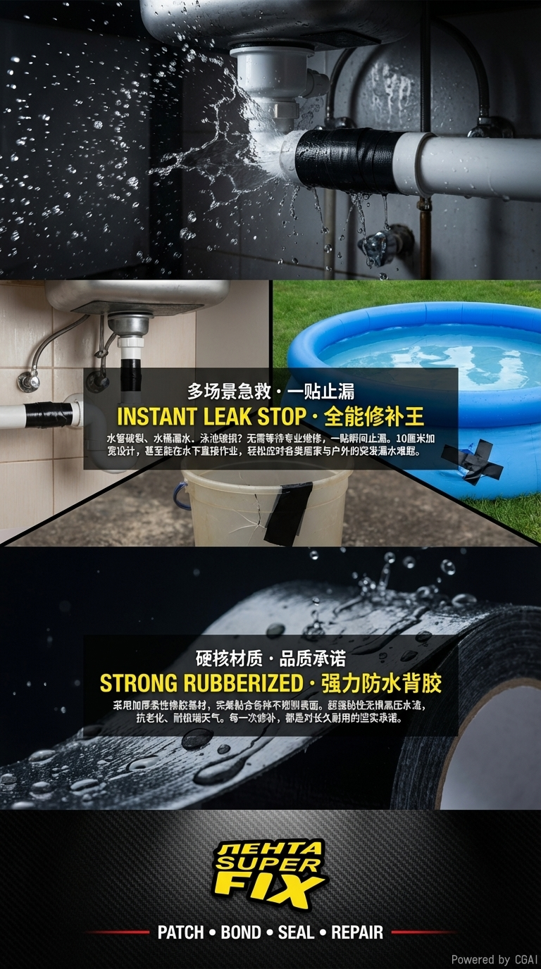 工业产品强力胶带粘性强耐用防撕裂防水胶带厂家直销详情3