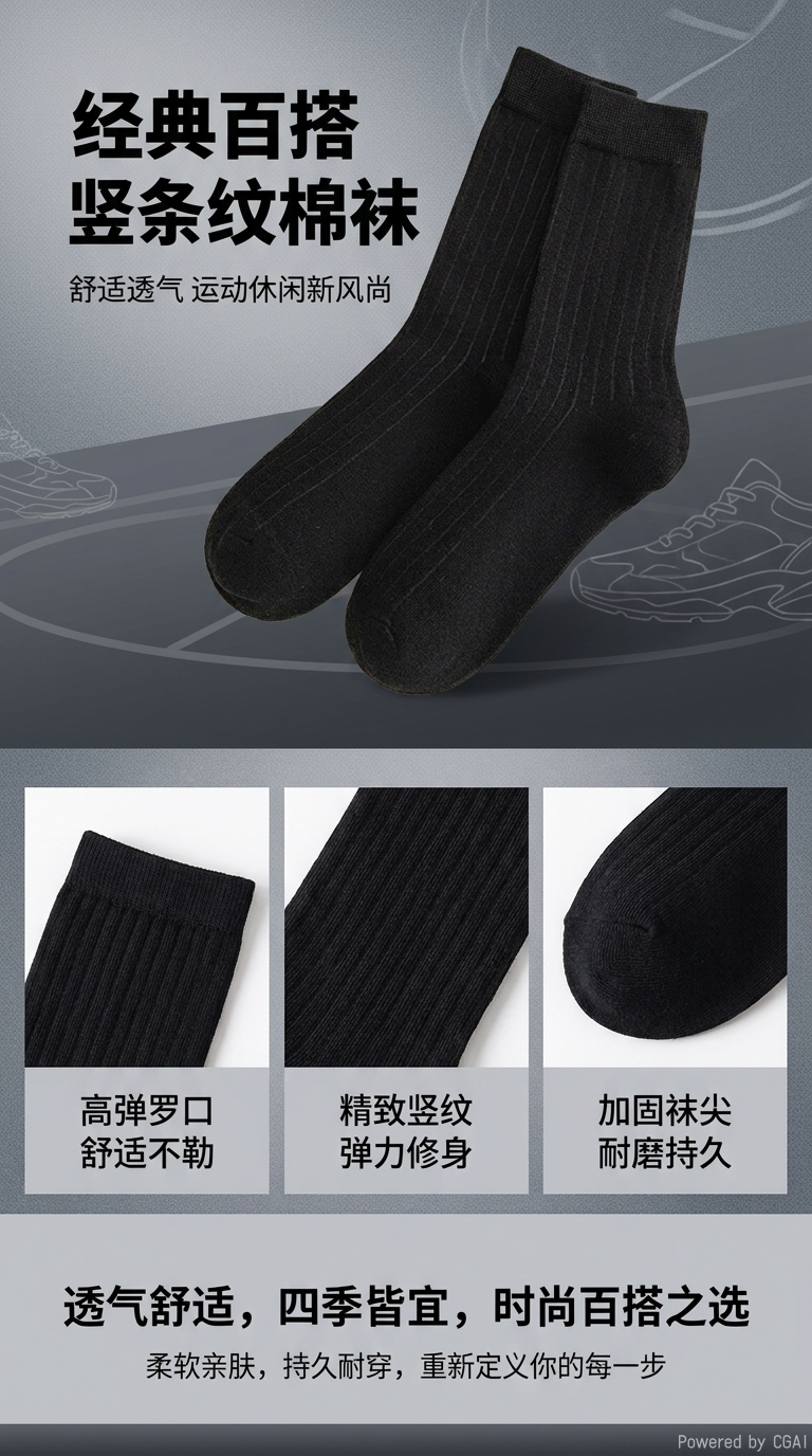 Otros calcetines transpirable cómodo antideslizante deporte casual hombre algodón engrosado suave y resistente pic 1