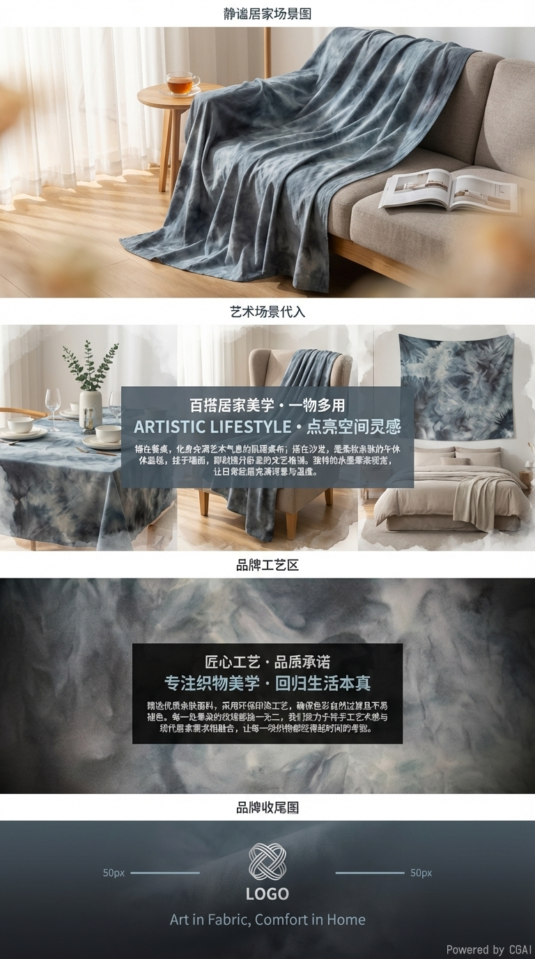 巴厘纱印花布料里布扎染图案土工布宾格饰品专用布料详情3