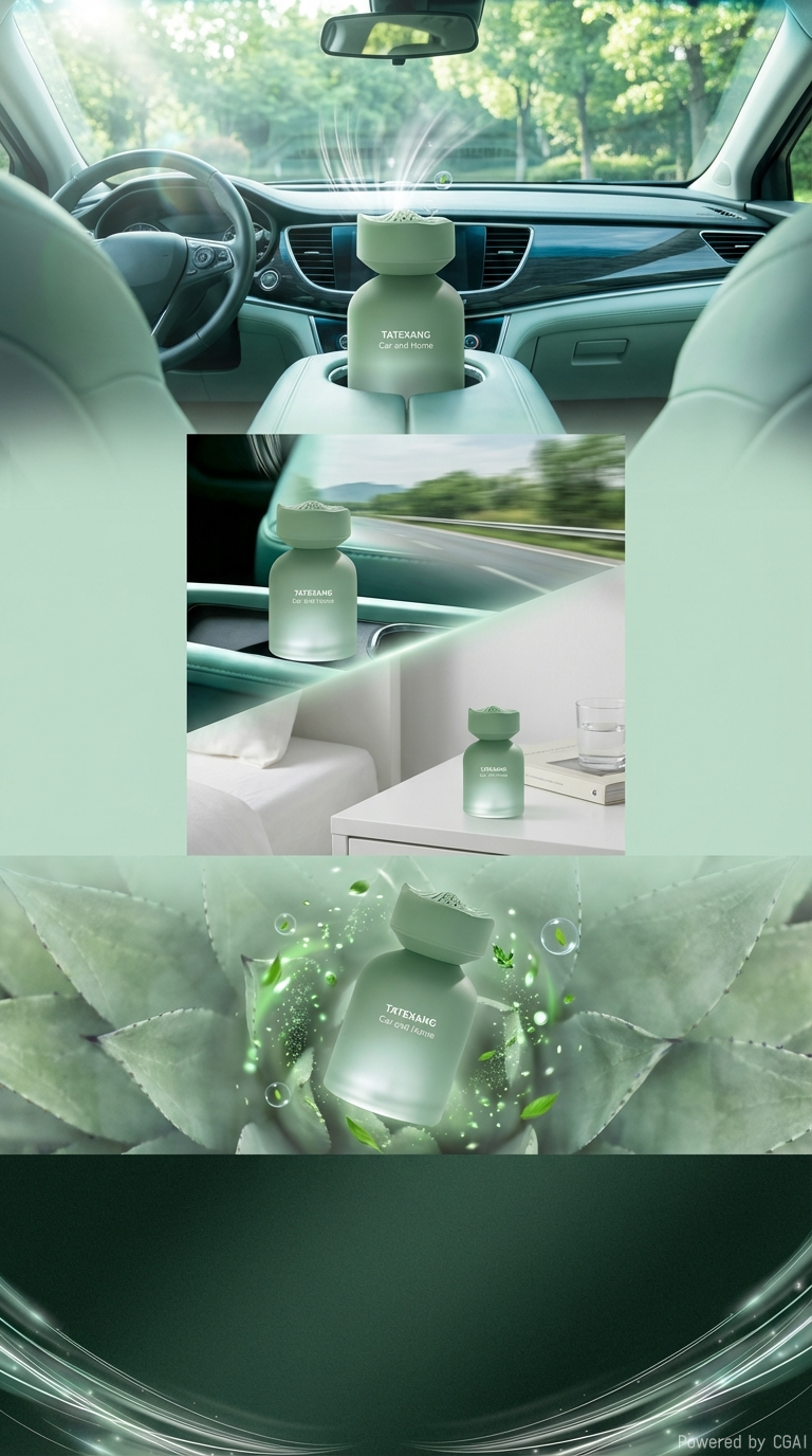 TATEXANG's new car fragrance and perfume accessory, 120ml. The fragrance is long-lasting and refreshing, eliminating odors for car use pic 3