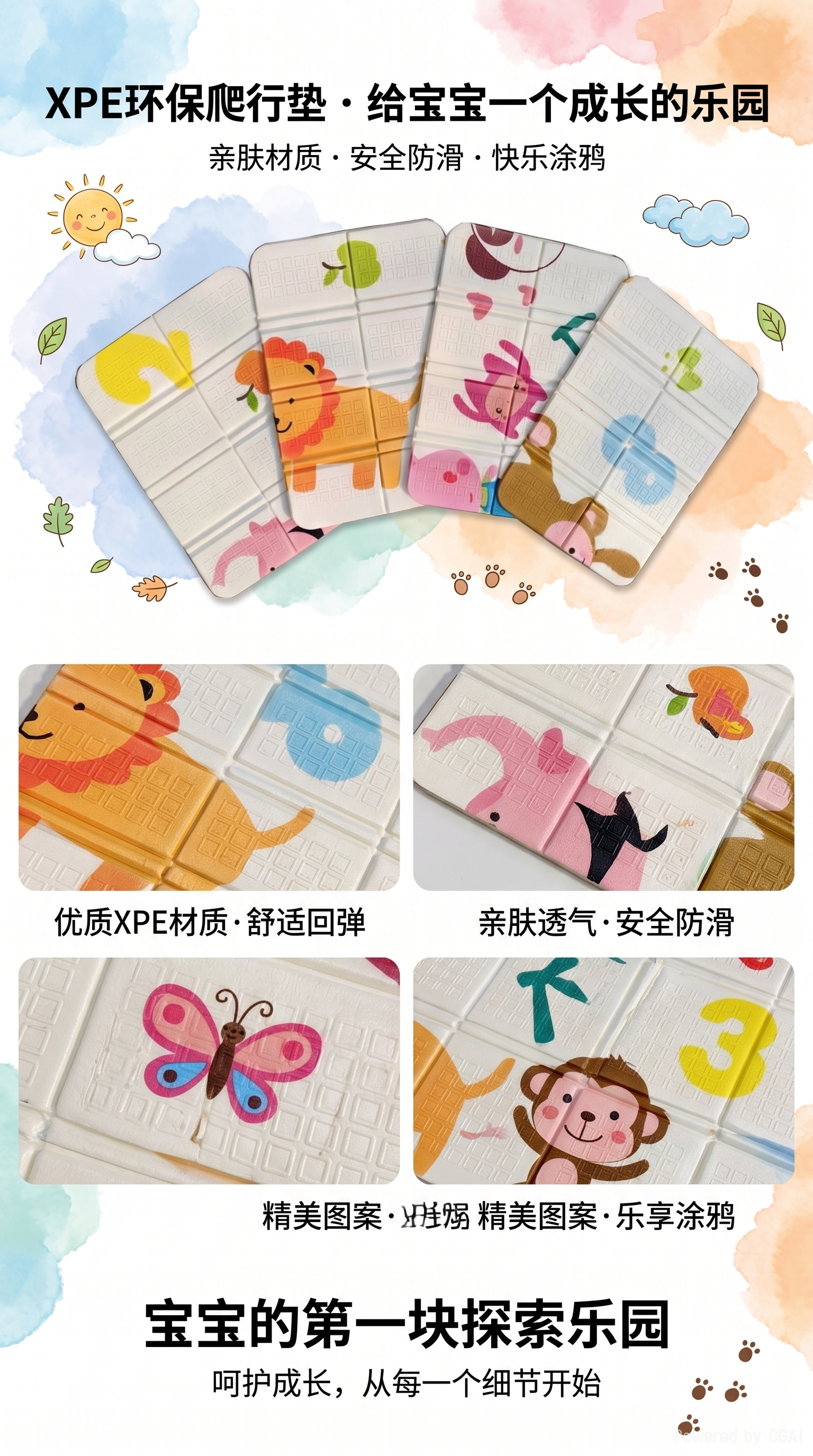 猫咪猫爪掌贴纸宠物冰垫宠物洗脚杯自动清洁猫狗冰垫宠物用品夏季凉垫详情1