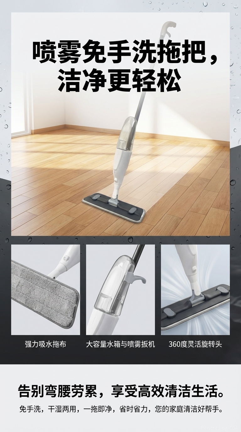 家用吸尘器手持便携车载洗地机吸尘机替换头清洁工具详情1