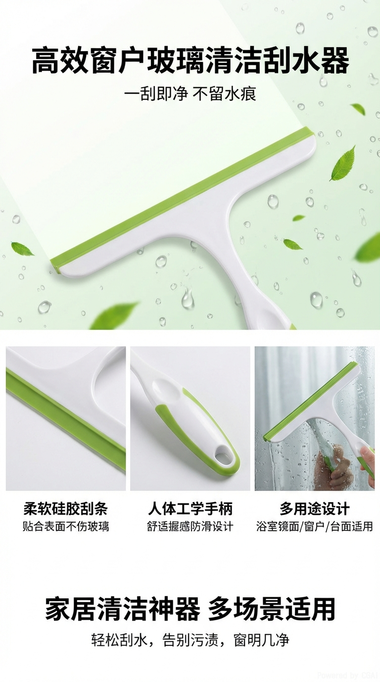 丿LZ-154洁丽竹玻璃刮擦车刮水地板擦地板不掉毛不掉色家居经久耐用详情1