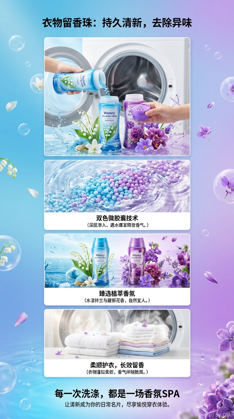 山超市同款姆持久留香香珠衣物大桶长时效清新香气久洗衣伴侣柔详情1