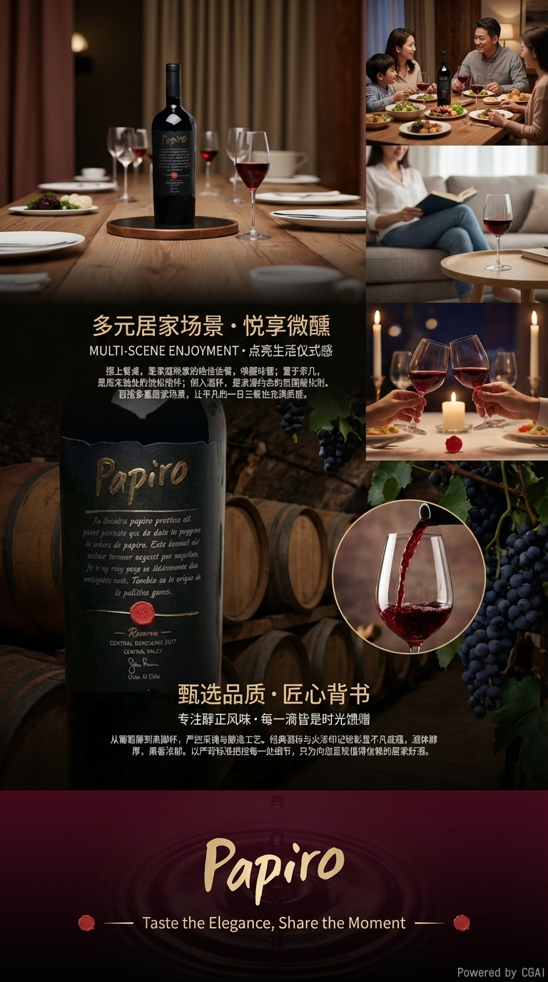 智力帕比诺珍藏赤霞珠干红葡萄酒750ML 02162534021详情3