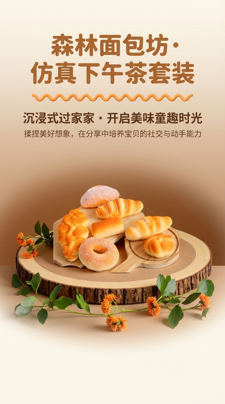 仿真面包pu慢回弹法棍蛋糕摆件烘焙摄影道具批发详情1