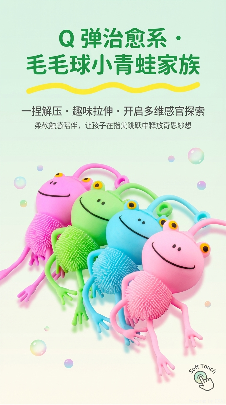 儿童2025年玩具青蛙挤压大号充气发光火爆夜市工厂专供夜光详情1
