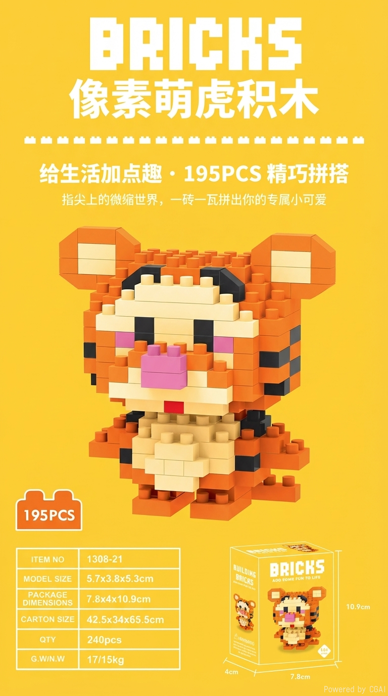 兼容乐高积木卡通公仔儿童益智拼装地摊盲盒玩具批发白雪公主详情1