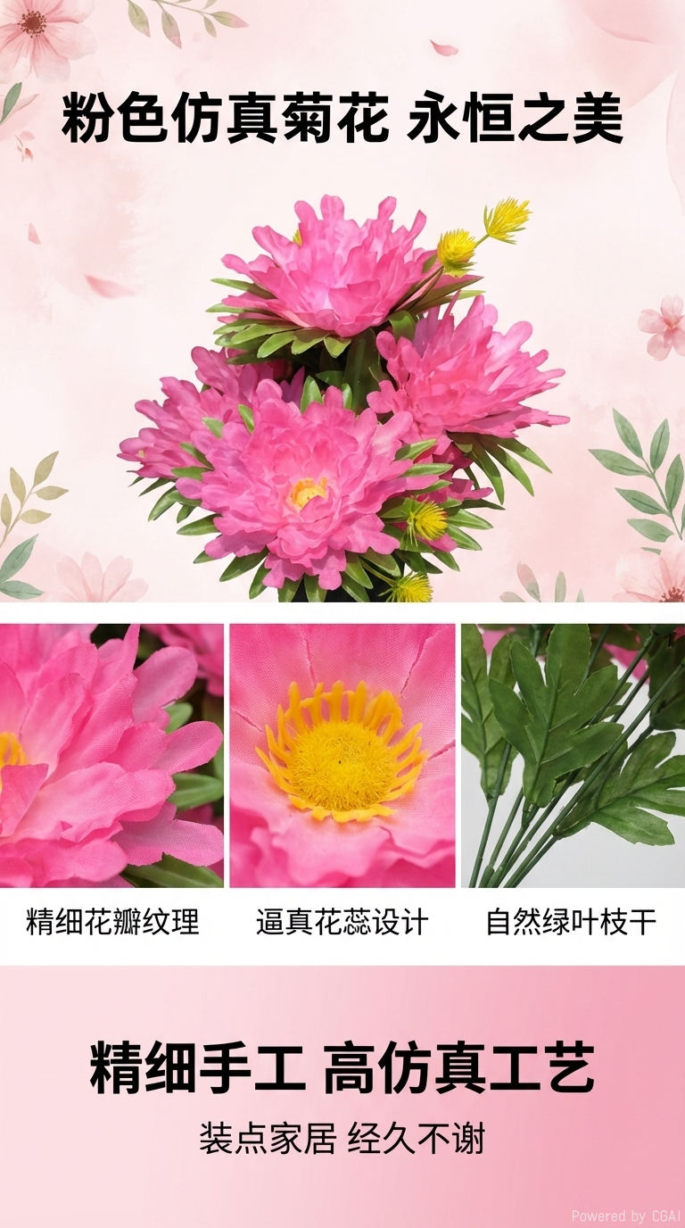 拉菲草针织花pu花束仿真花头花多款手工制作装饰品婚礼插花配饰针织花仿真花郁金香详情1