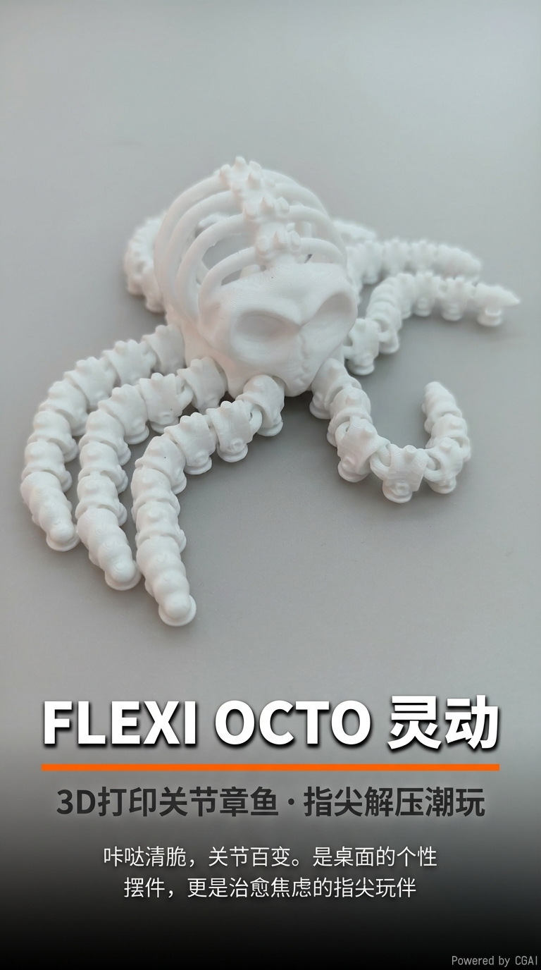 白色骨骼章鱼雕塑 仿真雪纳瑞狗狗毛绒玩具 仿生猫毛绒复活节装饰创意摆件详情1