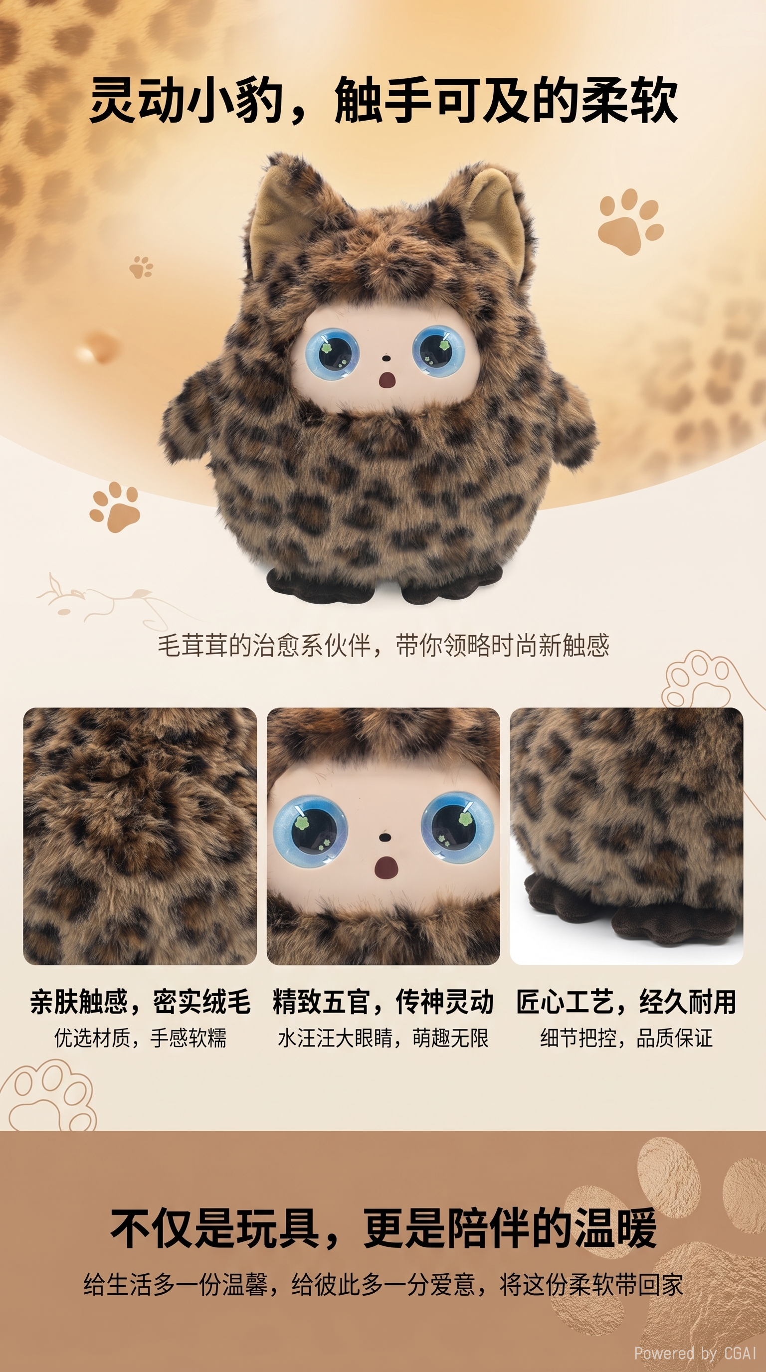 【价格另议】紫团团 AI玩具 语音识别互动儿童早教益智软胶安全可编程详情1