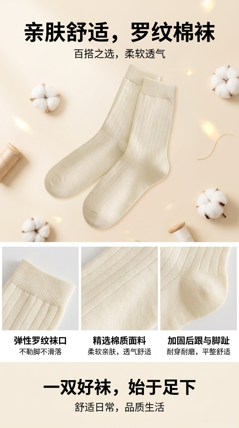 Calcetines blancos todos los días transpirable cómodo calcetines casuales de algodón engrosado caliente hombres mujeres universal pic 1