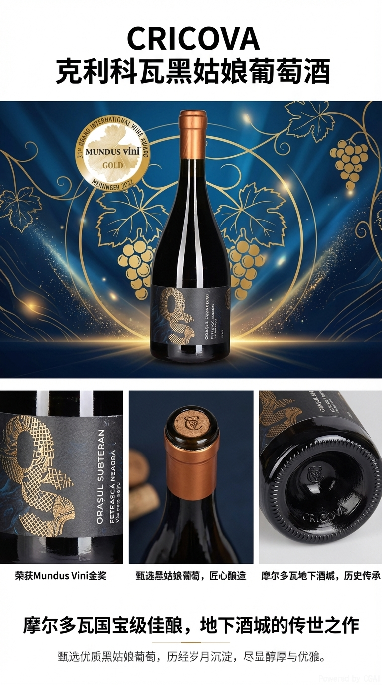 Klicova Underground City Black Girl Dry Red Wine 750ml is rich and mellow with pure fruit aroma pic 1