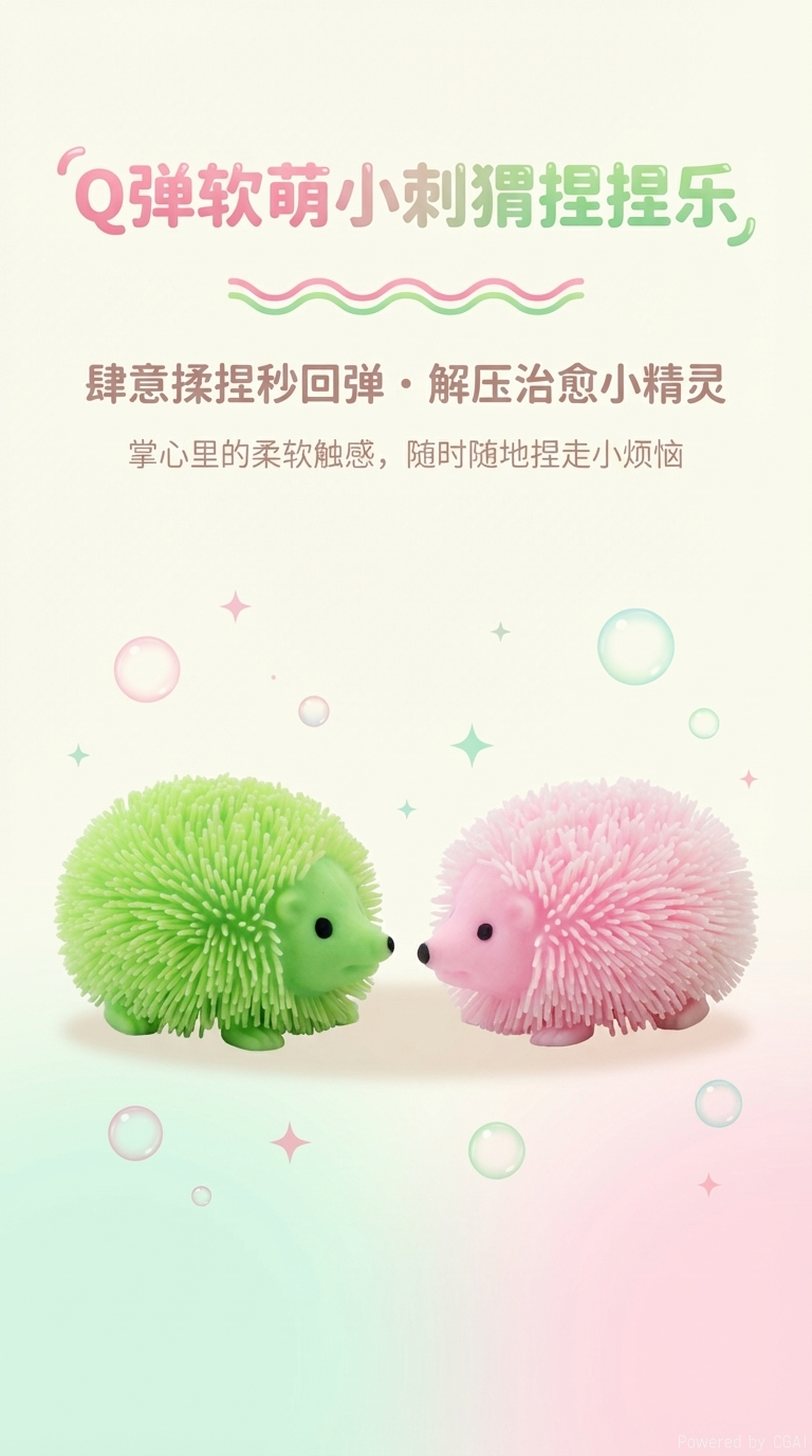 Little Hedgehog, a best-selling toy for squeezing kids, is sold directly from the factory pic 1