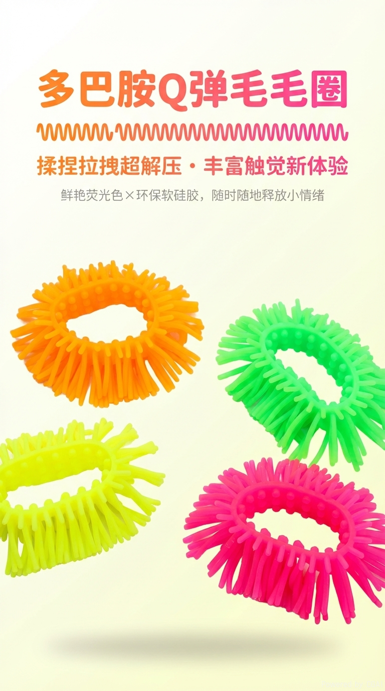 小孩挤压玩具神器最新款手环爆品工厂直销详情1