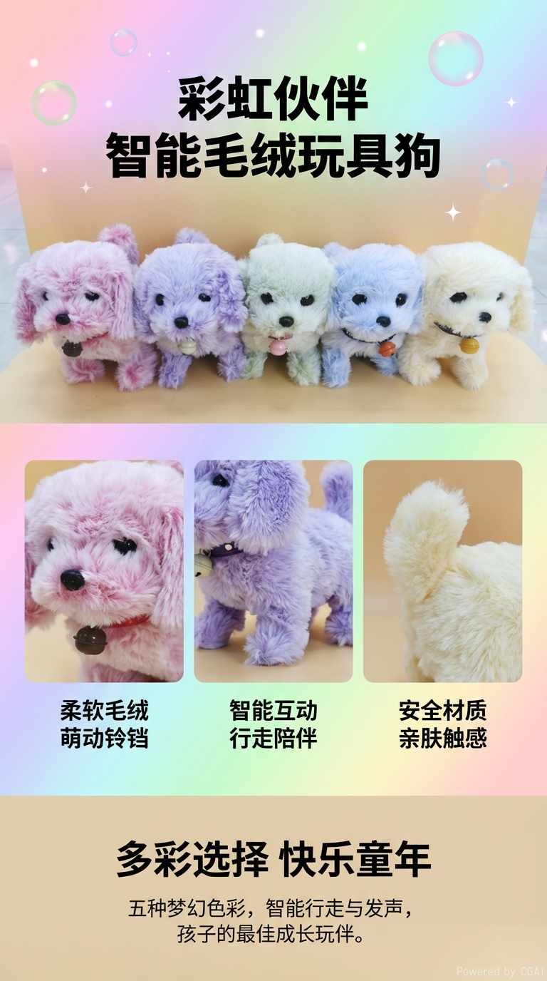 潮流玩偶毛绒公仔娃娃小狗毛绒玩具批发定制玩具可爱柔软 plush详情1
