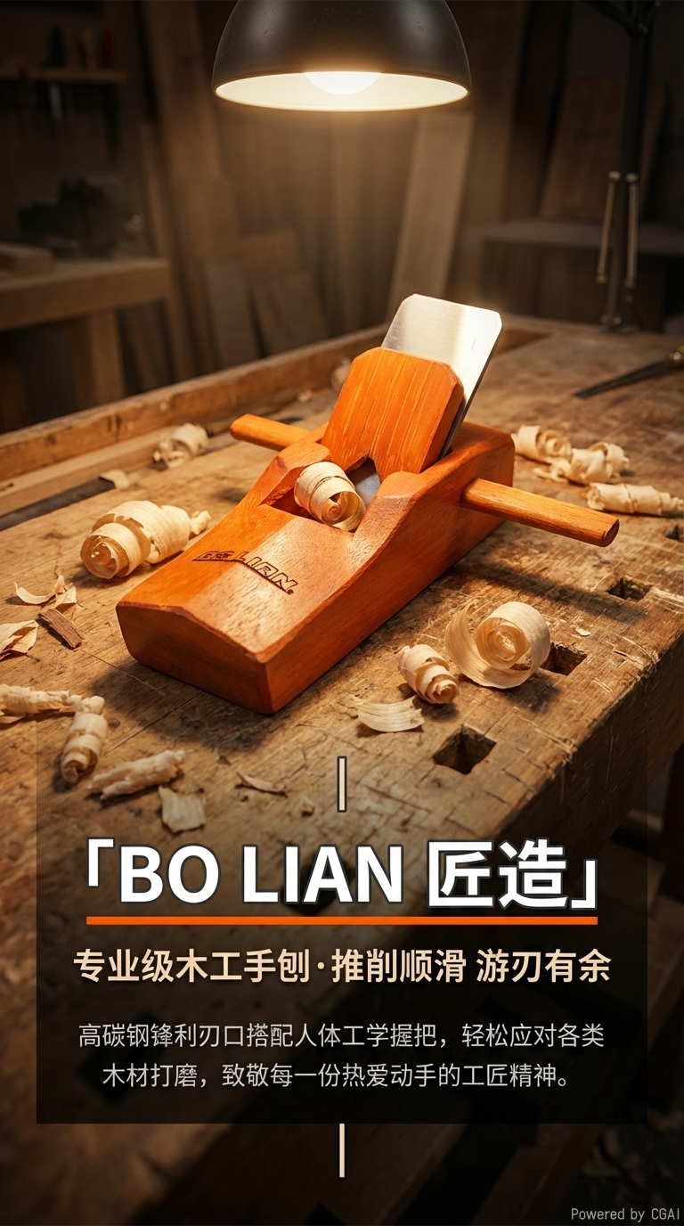 BOLIAN广州红木280 中刨木工工具详情1