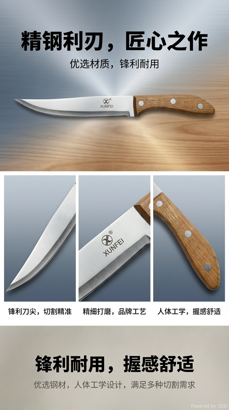 厨房收纳便携式多功能刀具剪刀套装112011675详情1
