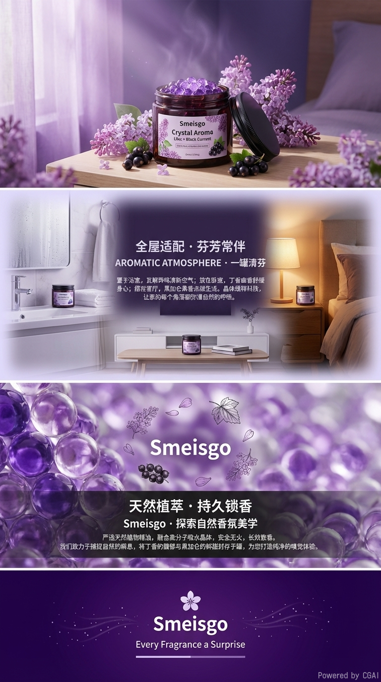 Indoor air fresh fragrance, car solid aroma diffuser, hotel bathroom toilet, ocean ball deodorizing, flameless aroma diffuser pic 3