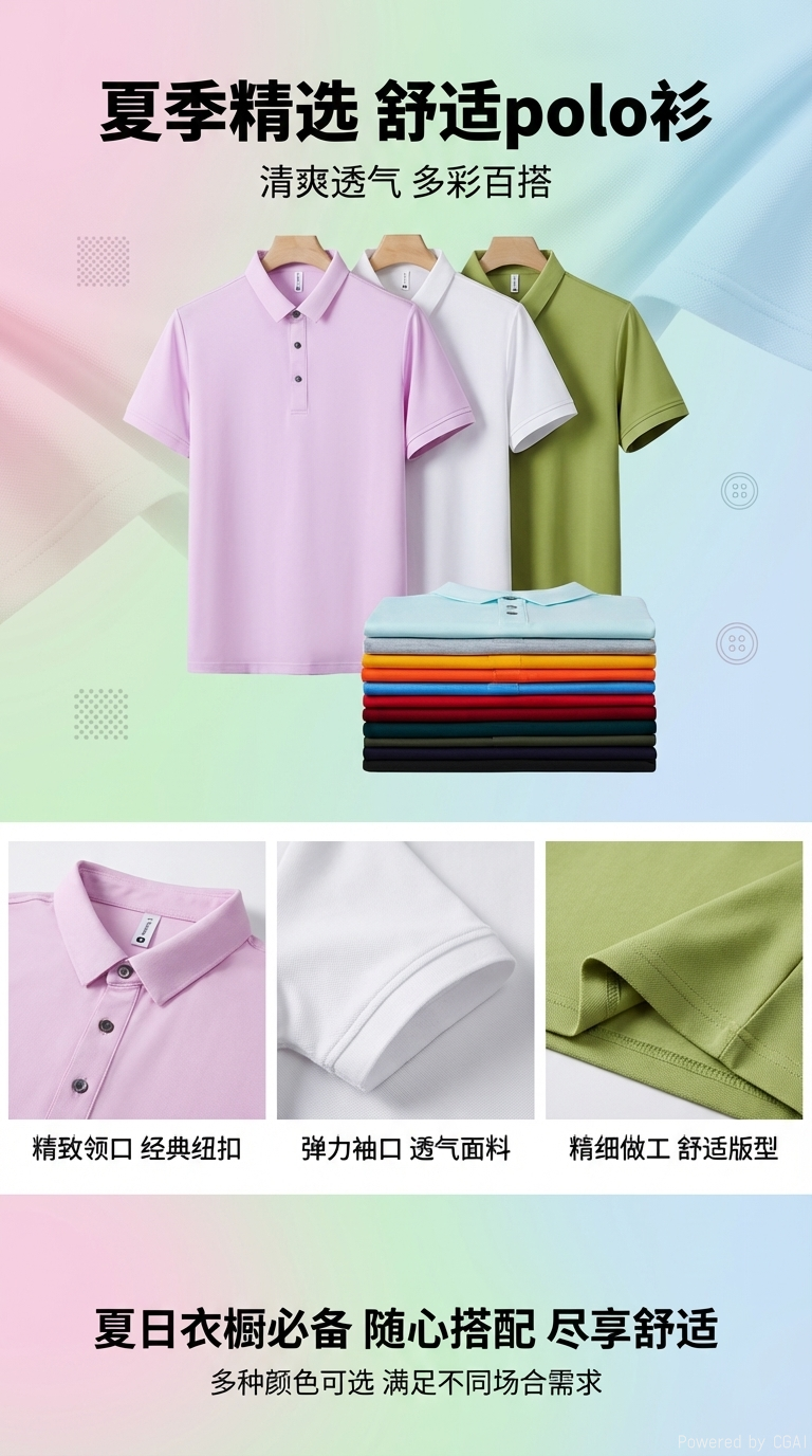 Polos deportivos polos de golf ropa hombre transpirable camisetas de secado rápido KapdeClothes polos de golf Kapdeclouth pic 1